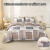 3pcs Chic Patchwork Design Pattern Print Duvet Cover Set, Soft Skin-Friendly Bedding Set Includes 1 Duvet Cover And 2 Pillowcase