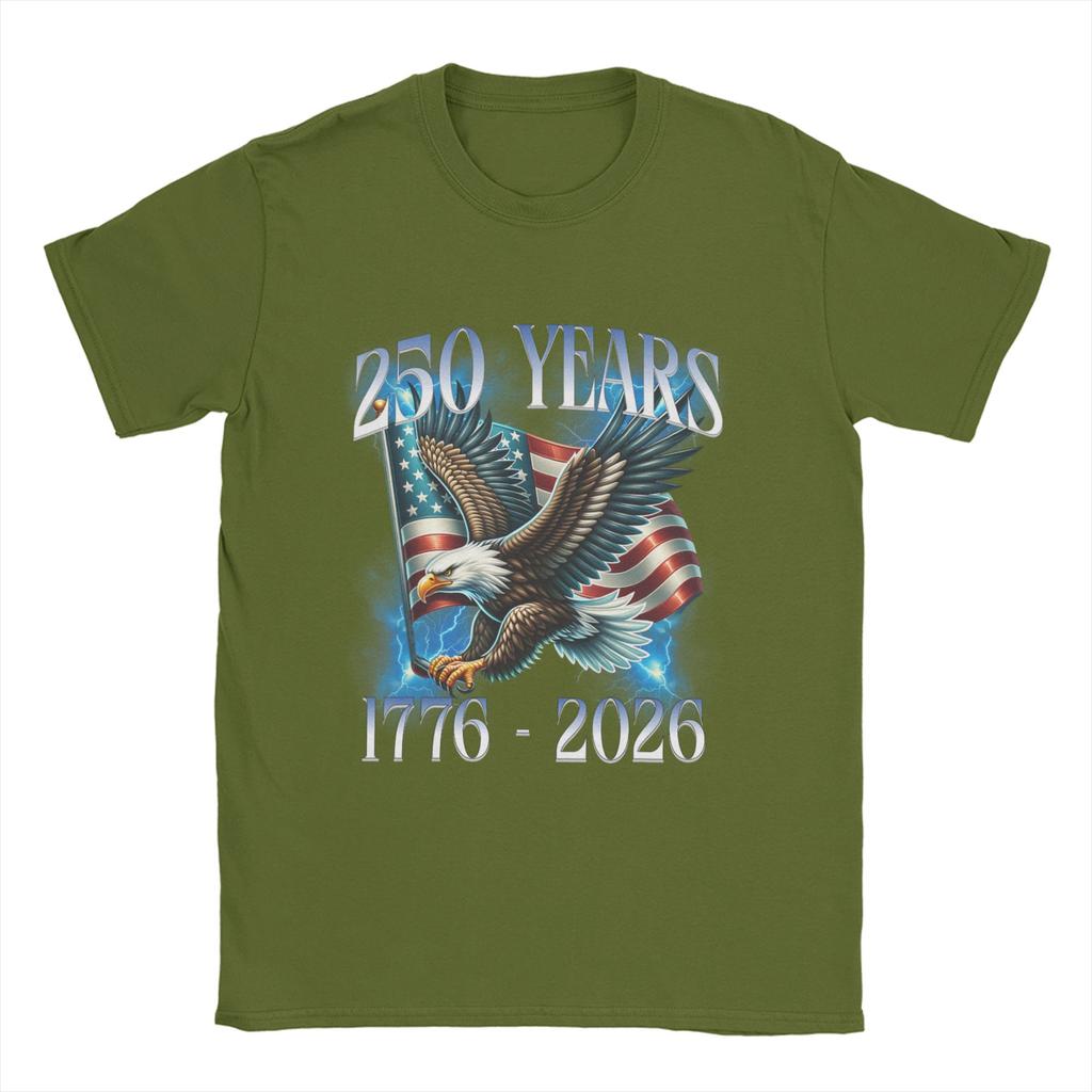 Anniversary USA T Shirt Summer Harajuku TShirts Unisex Cotton O Neck Plus Size Top Tees Short Sleeve Awesome Tops