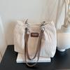Elegant Handbag for Women | Chain Shoulder Strap,Daily Commuting Zip Closure, Solid Color Tote Bag