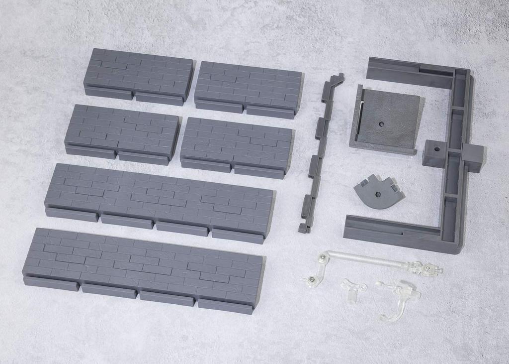 TAMASHII NATIONS Tamashii OPTION Brick Wall ABS finished figure (Gray ver.) Non-scale