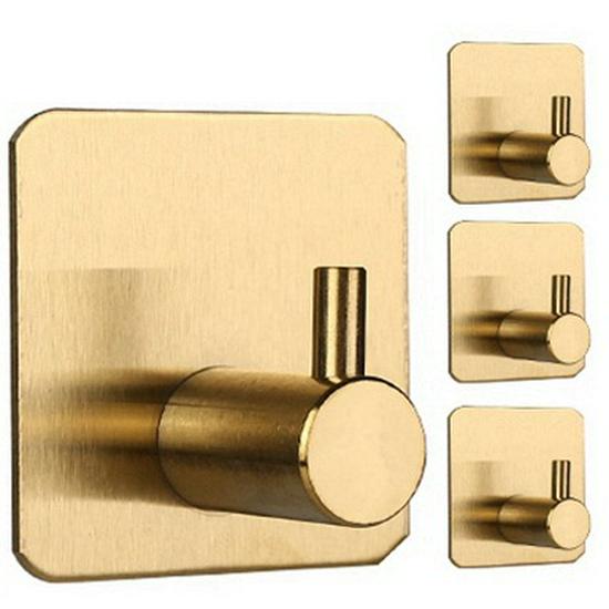 Cârlig de perete autoadeziv puternic din oțel inoxidabil 304, fără găurire