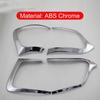 For Jeep Cherokee KL 2014 2015 2016 2017 2018    ABS Car Rear Tail Light Lamp Eyebrow Eyelid Trim Cover