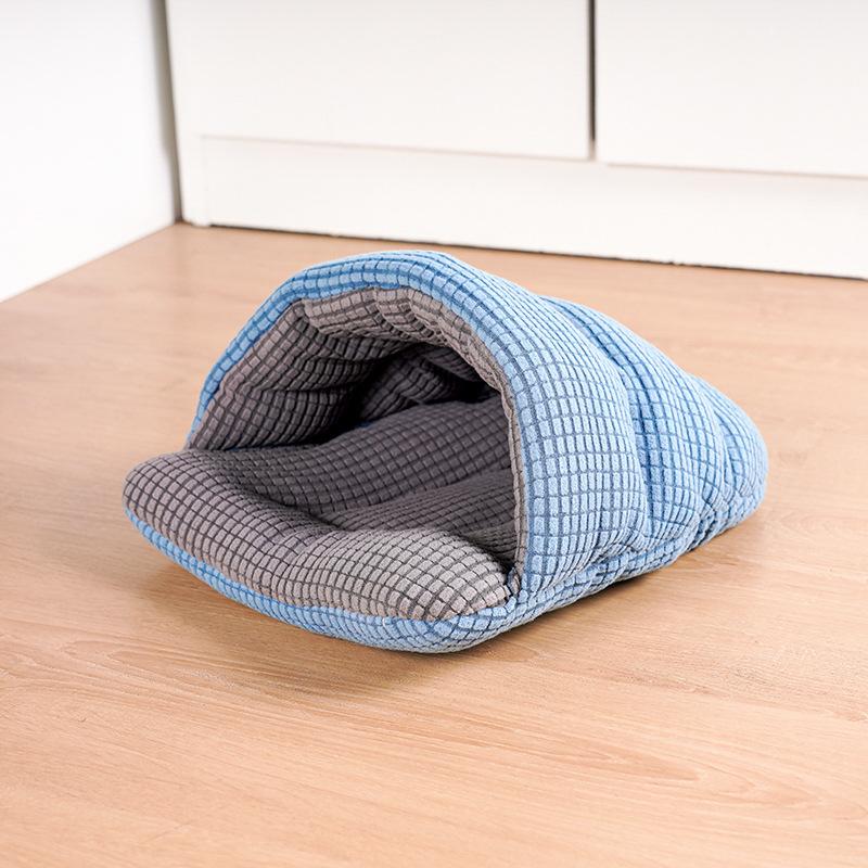 Pet Cat Nest Suitable for All Seasons Semi-enclosed Small and Medium-sized Dog Nest Rabbit Cotton Nest Bite-resistant