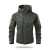 Hooded Camouflage Outdoor Men's Jacket Spring and Autumn Coat Men's Casual Tooling Waterproof Medium and Long Jacket