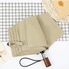 Nanjiao Automatic Vintage Wooden Handle Folding Umbrella