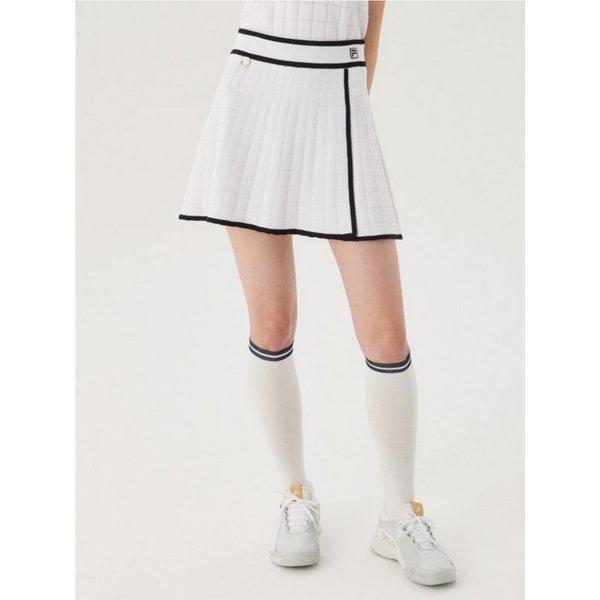 Fila Knit Pleats Skirt Fs2skg2371f