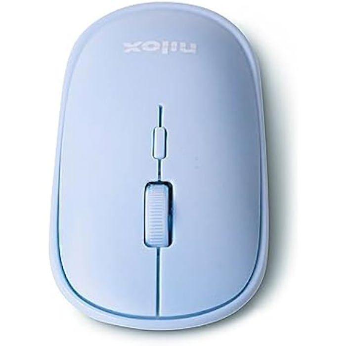Souris sans fil - nilox - light blue