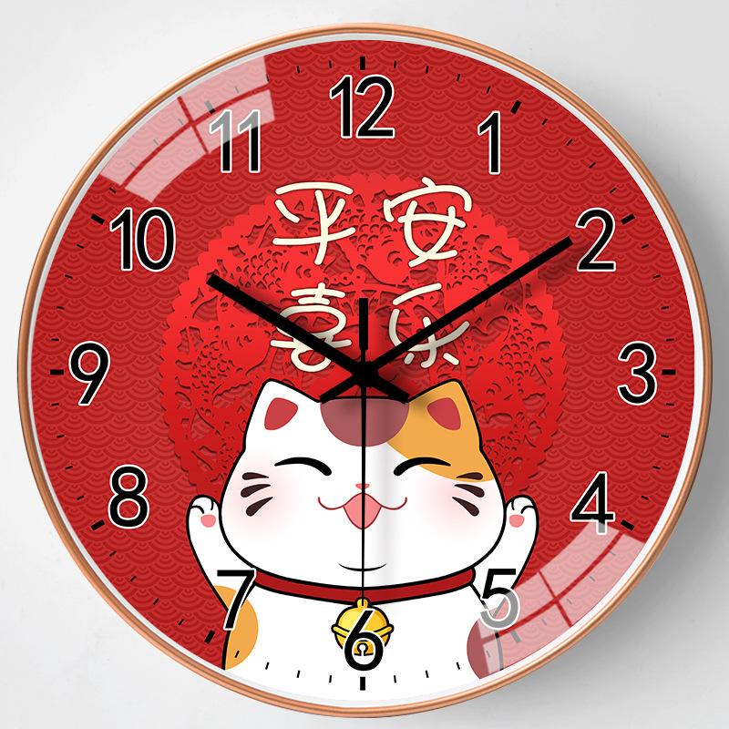 14-inch 35cm Living Room Wall Clock Simple Nordic Fashion Home Clock Modern Creative Personality Quartz Clock