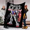 Personalized Custom Name Blanket - Mobile Suit Gundam Print Design,Blanket for Sofa,Bed,Travel,Camping - Soft and Warm, Great Gift