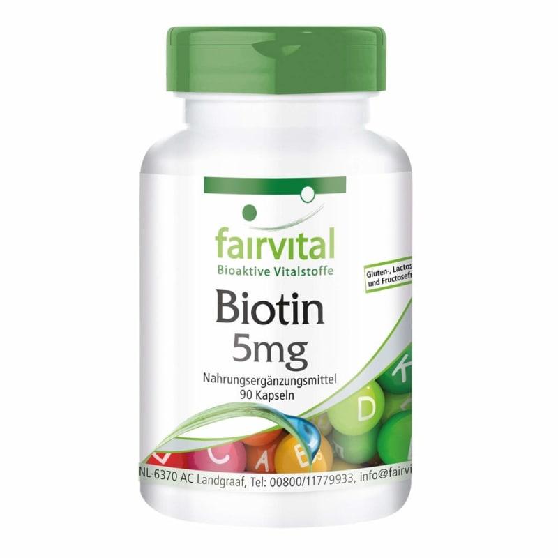 

Fairvital Biotin 5 mg 90 Capsules