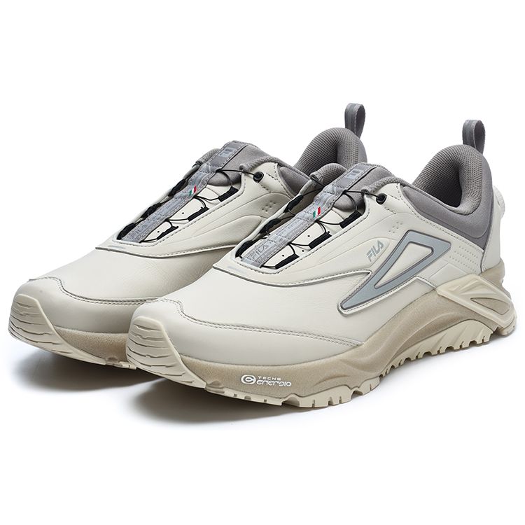Fila Lynx Boa Atr Lea Fabric Synthetic Leather Tpu Low Top Outdoor Functional Shoes Men Shoes Rain-Mist A12M311212FRD