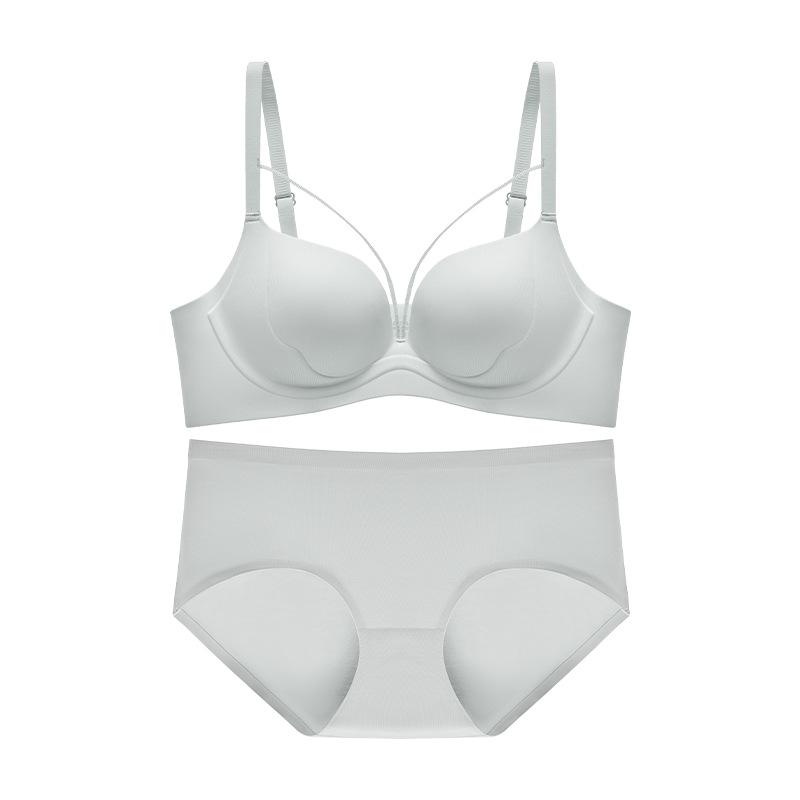 Traceless gathering, secondary breasts underwear, sexy pure desire to support, showing big breathable leopard print, small chest, no steel ring bra