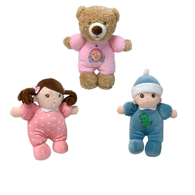 Soft Baby Comforting Doll Pillow Cute Bear Plush Toy For Boys Girls Children's Festival Gift 30cm
