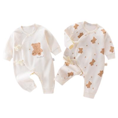 Tuta da neonato Primavera Autunno Cotone Neonati maschi Tuta Cartoon Bear Pagliaccetto per ragazze Infantili Abiti interi Tutina 0-6M