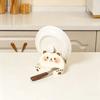 Bear Shape Design Lid Holder Non-Slip Pot Lid Rack Kitchen Counter Organizer  Kitchen Counter