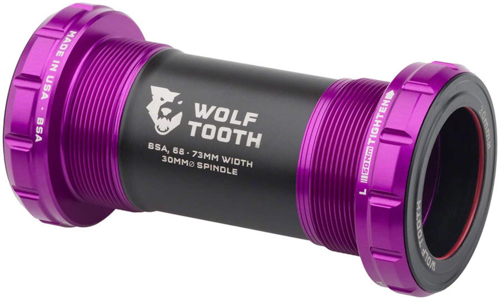 

Wolf Tooth BSA Bottom Bracket 30mm Purple