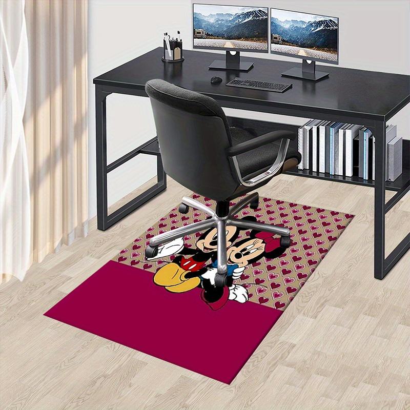 Office Rug Mickey Mouse, Minnie Mouse theme 3D Printed Anti-Slip Rug-Machine Washable for Living Room