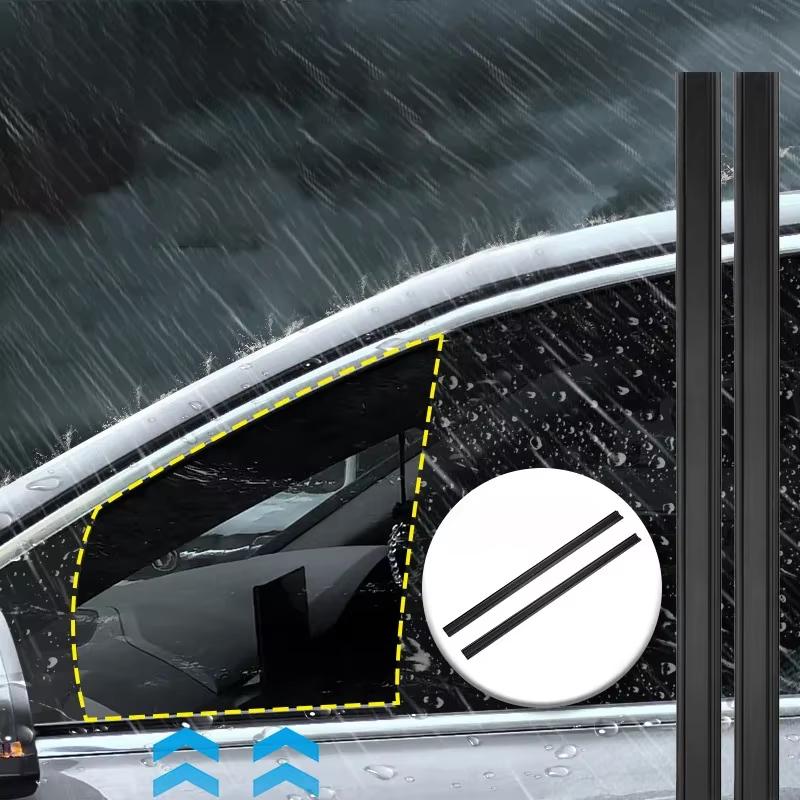 1/2/4 Stück Fensterreinigungswerkzeug für Auto Wassernebelentferner Wischerblatt Universelles Auto Seitenfenster Wischer Zubehör