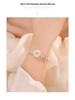 Women's Exquisite Nickel Silver and Real Gold Peace Buckle Bracelet - Fortune Talisman Design