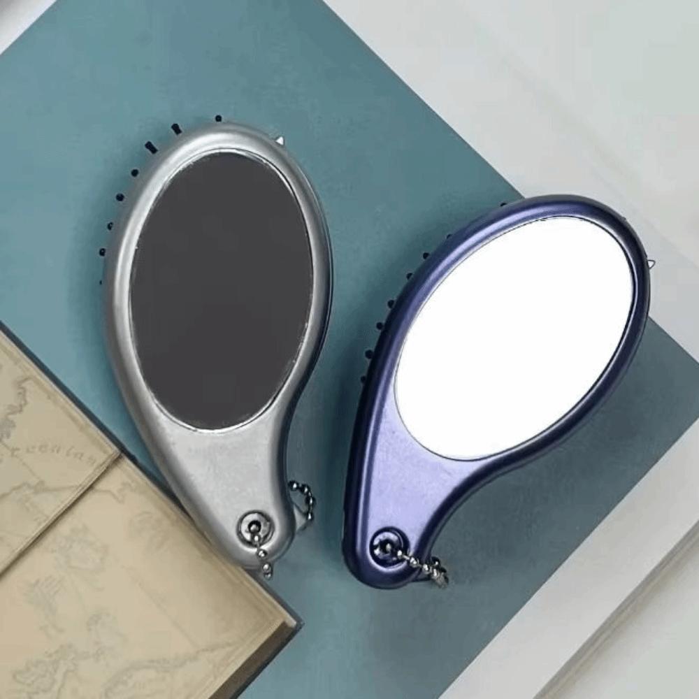 Foldable Portable Hair Brush 3 in1 Travel Massage Comb Air Cushion Comb Essential Tool