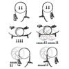 Mountain Bike Hydraulic Disc Brake Set Left Rear Right Front Mountain Bicycle Oil  Disc Brake Set  with Rotors Bolts