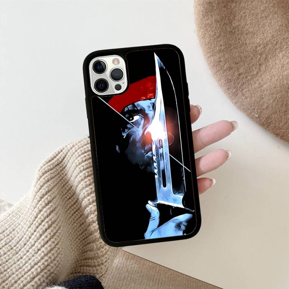 1pc Movie Rambo First Blood Phone Case For IPhone 17 16 15 14 13 Plus 12 11 Pro Max PC+TPU Cases Back Cover
