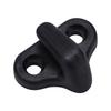 Nylon Kayak Lashing J Shape Hooks Replacement Black With Flat Head Screws