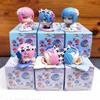 Q Version Re:Zero Starting Life In Another World Sleep Style Rem Ram Figure Set Mini Desktop Ornament Decoration Model Toys Gift