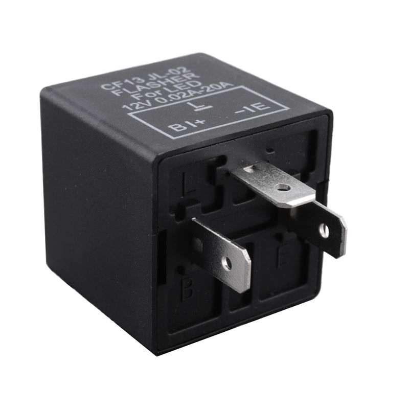 Portable Car 3-Pin CF-13 Electronic LED 12V Flasher Relay Fix For Turn Signal Blinker