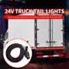 24V LED LKW Heckklappenlichtleiste Hintere Rücklichtleiste Wasserdicht Dynamisch Zusätzliche Rückfahr-Brems-Blink-Folge-Warnleuchten