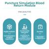 Soft Lifelike Blood Vessel Practice Kit Beige Black Silicone Injection Practice Pad  Education