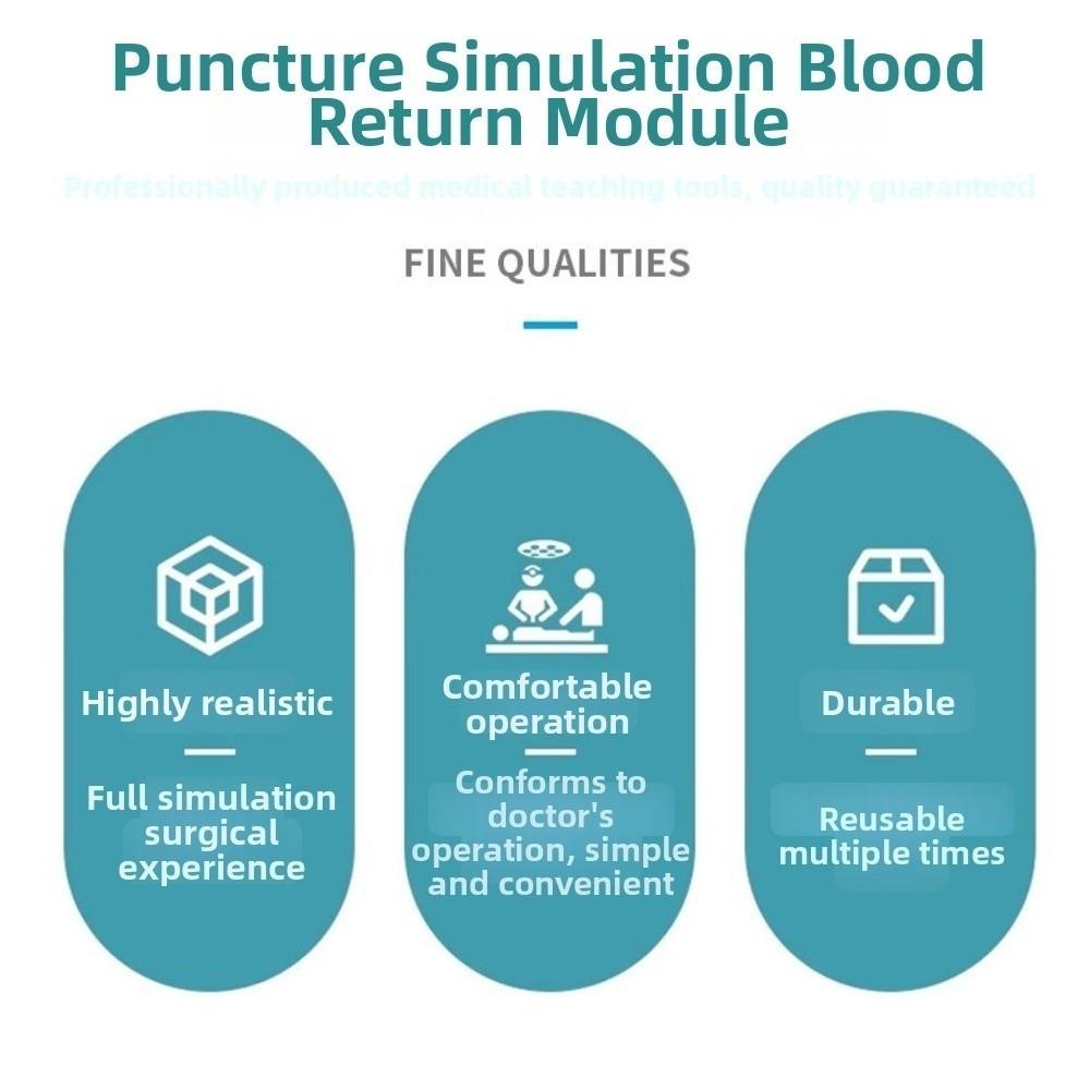 Soft Lifelike Blood Vessel Practice Kit Beige Black Silicone Injection Practice Pad Education
