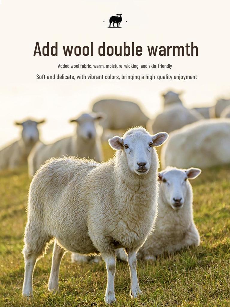 Children's Warm Wool Long Johns: German Velvet for Boys, Girls, and Teens