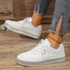 Fashion Outdoor Women Sneakers Flat with Ladies Casual Shoes Zapatos 2025 High Quality Shoes for Women Lace Up Women's Vulcanize Shoes
