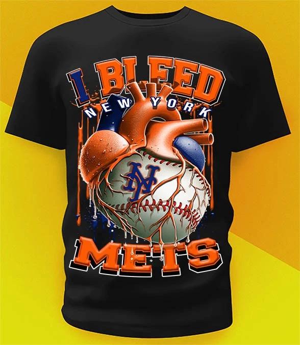 Размеры футболок New York Mets Bleed!! Молодежный-6XL XL