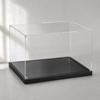 Tabletop Acrylic Display Case with Raised Base Dustproof Dust-Resistant Model