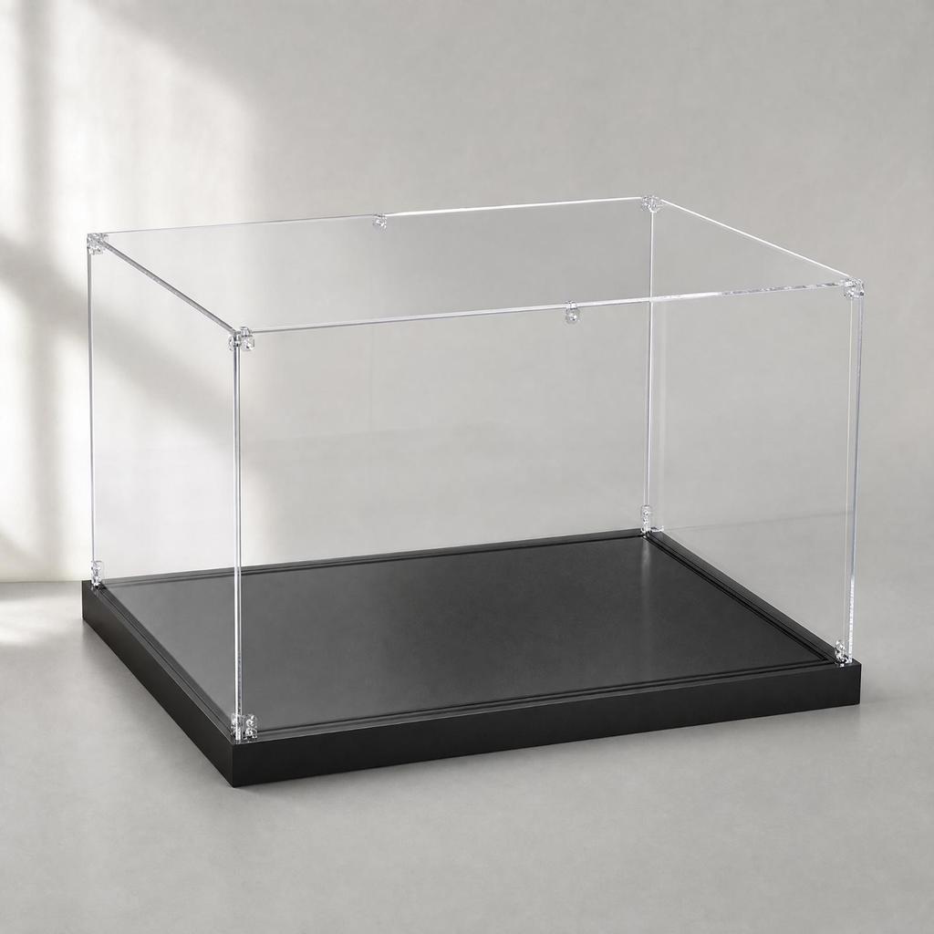 Tabletop Acrylic Display Case with Raised Base Dustproof Dust-Resistant Model