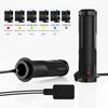 12 V Heated Handlebar Grip Set for Cold-Weather Handlebar Use with 5-Level Control, Previous-Setting Memory, 2-Clamp Structure, and Accessories