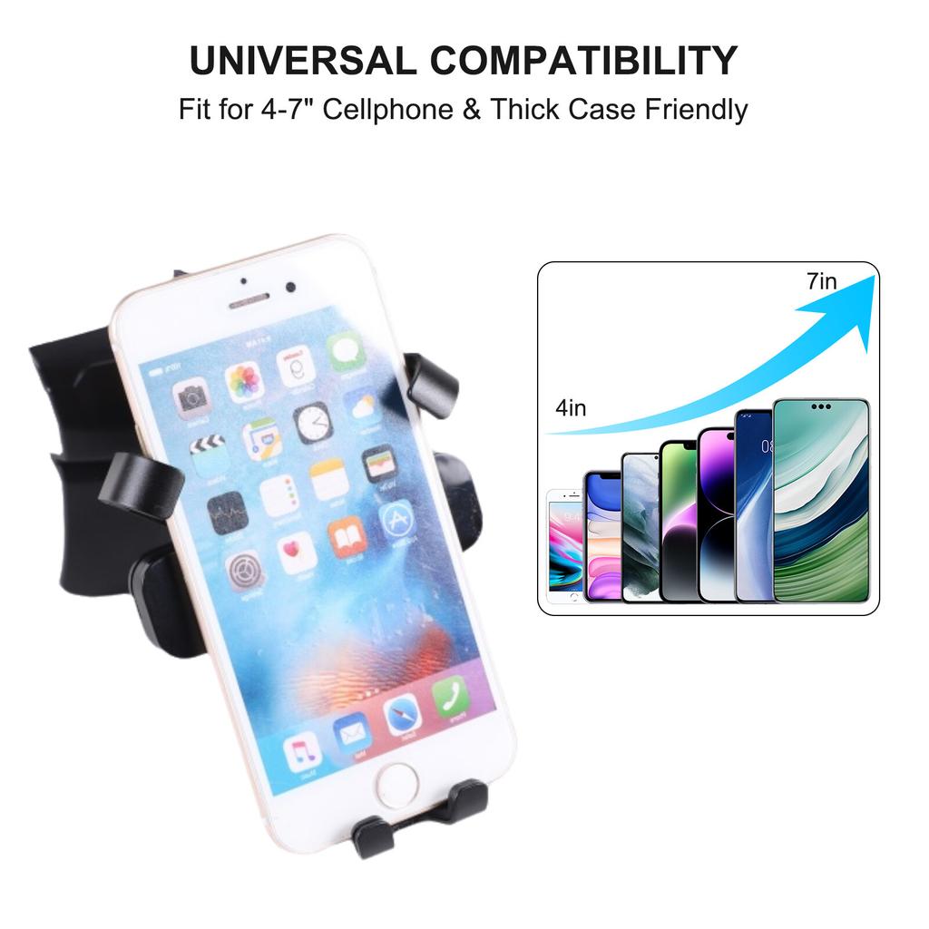Alloy Console Driver Dash Phone Holder Bracket For Ford Ranger 2015-