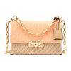 Mk Cece Vintage Color Block Chain Flap Shoulder Bag Women Shoulder Bag Orange Multicolor 32T1G0EC0B