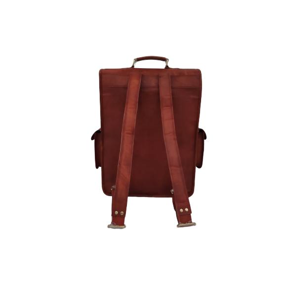 Rucsac din piele naturală Geanta de umăr Office School 17 În rucsac pentru laptop Genți de mână