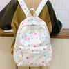 Schoolbag Korean Version Japanese Ins Floral Schoolbag Junior High School High School Student College Student Lightweight Simple Cute Versatile