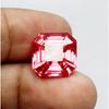 Natural Sapphire Loose Gemstone 27.8 ct Square Cut Padparadscha September Birthday Birthstone