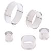 5Pcs Diy Round Polymer Clay Cutter Molds Pottery Ceramic Cutting Mould Tool