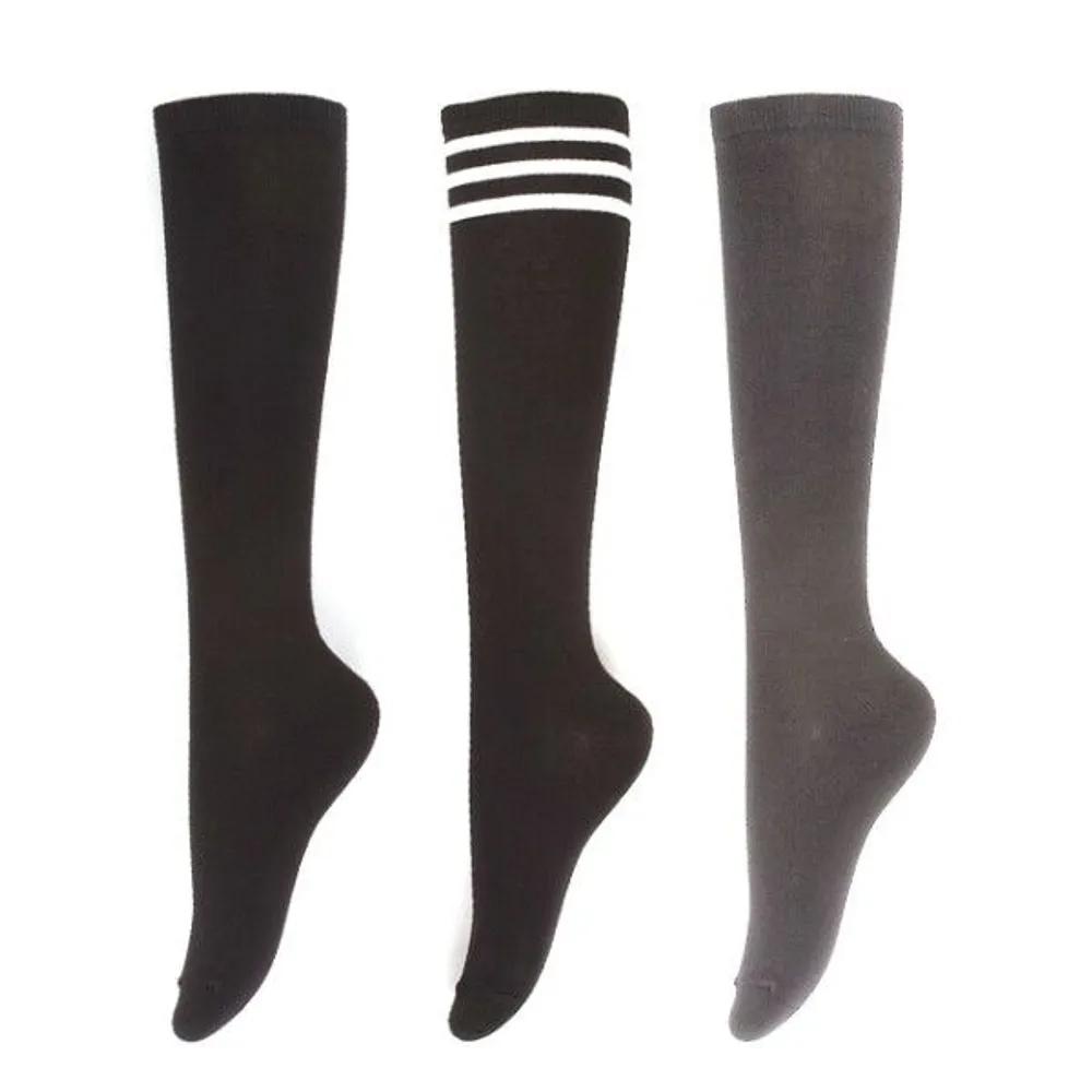 [Pierre Cardin] Knee socks, knee stockings, long socks, over-the-knee socks gray