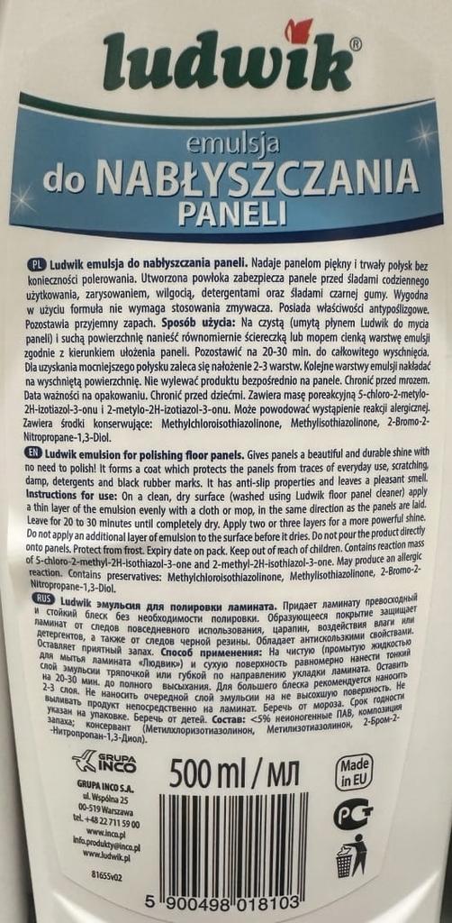 Ludwik emulsion for polishing panels 500 ml