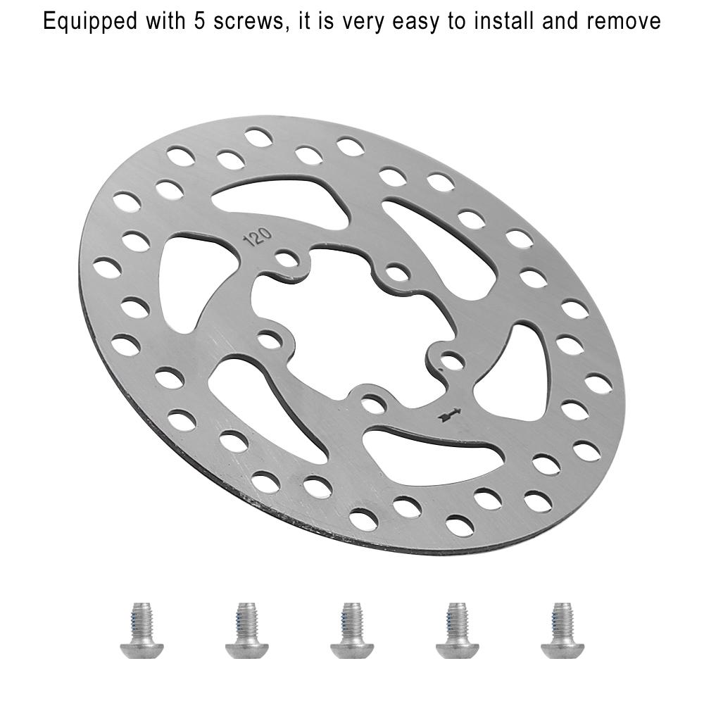 110MM 120MM 5 otvorů Brzdový kotouč Rotor Pro elektrickou koloběžku Xiaomi M365 1S Pro MI3 Brzdový kotouč Náhradní díly odolné proti opotřebení