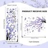 Mg19055 Creative Purple Branch Bird Flower Wall Sticker Bedroom Home Decoration Self-Adhesive Pvc Wall Sticker