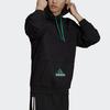 Adidas Originals Embroidered Trefoil Logo Hoodie Men Hoodie Black HG8090