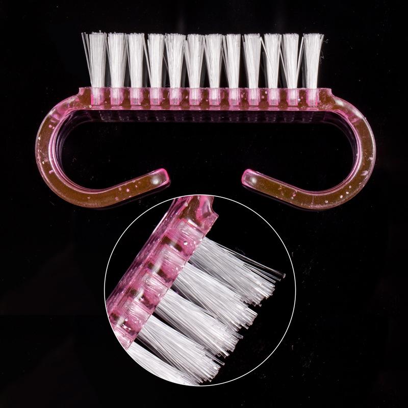 10 Adet Tırnak Fırçası Seti Sanat Manikür Pedikür Yumuşak Toz Kaldırmak Plastik Temizleme Dosyası Araçları